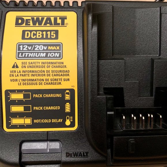 DEWALT DCB115 Charger 12v/20v Genuine Max Li-Ion **NEW** - Picture 1 of 3